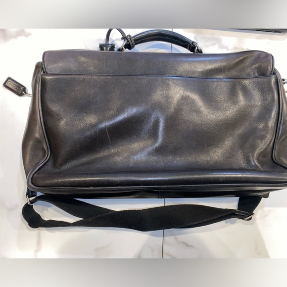 🖤EUC Coach Leather Briefcase 🖤 Black - Picture 2 of 9